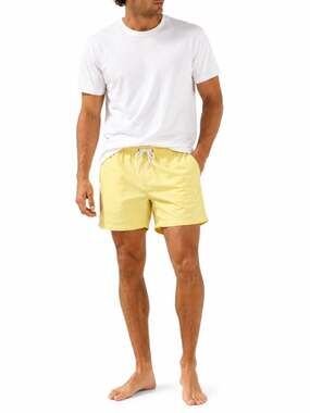 Ben Sherman Light Yellow Athletic Drawstring Shorts
